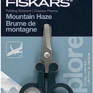 FISKARS Folding Travel Scissors – TSA-Compliant an…