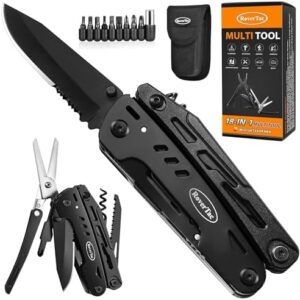 RoverTac Multitool Pocket Knife Tactical Camping S…