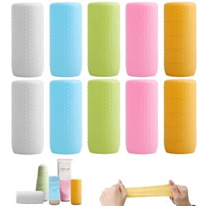 10 PCS Silicone Travel Sleeves for Toiletries, Toi…