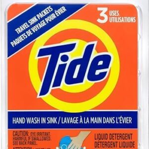 Tide Liquid Travel Sink Packets, 3-Count