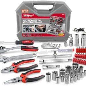 Hi-Spec Tools 67Pc Metric Auto Mechanic Tool Set, …