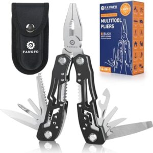 14-In-1 Multitool with Safety Locking, Professiona…