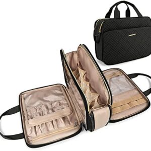 BAGSMART Large Toiletry Bag, Travel Makeup Organiz…