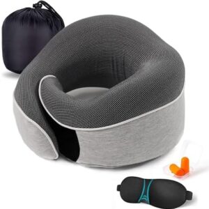 Travel Neck Pillow Chin Support Pillow Adjustable …