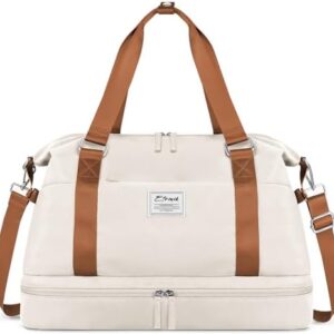 ETRONIK Weekender Bags for Women, Gym Bag with Sho…