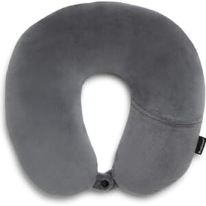 Brookstone Microbead Travel Head and Neck Pillow L…